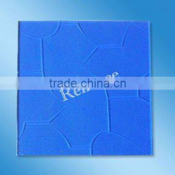 4-12mm Dark Blue Tinted Pattern Glass/figured glass