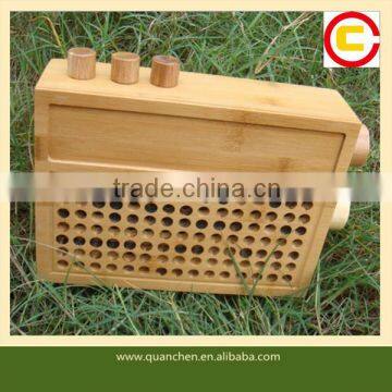 Customized Top Quality Bamboo Radio Case