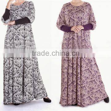 OEM Flowing Long Sleeved Maxi Dress