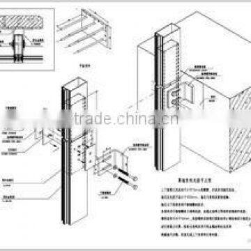 hot sale curtain wall details dwg