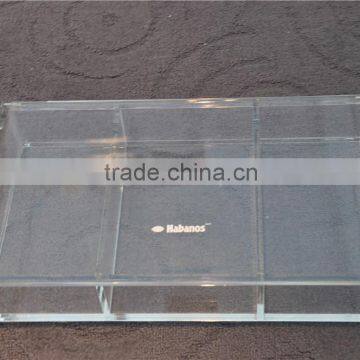 wholesale cheap price clear plastic acrylic serving tray