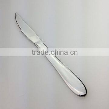 JZ101 top garde mirror polish stainless steel steak knife