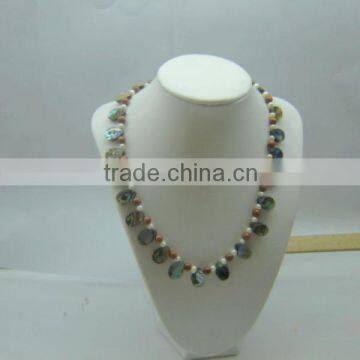 Hot sell necklace abalone shell teardrop necklace jewelry