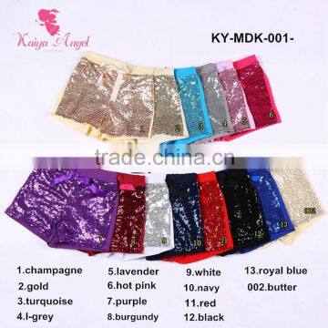 kids fashion baby sequin shorts plays for kindergarten