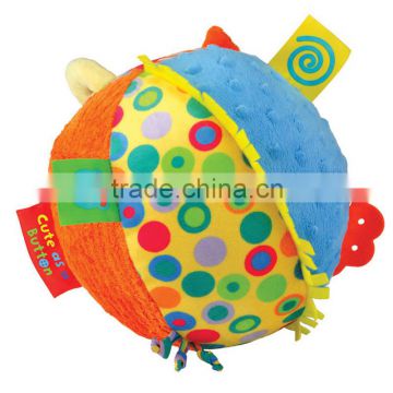 Soft Plush Baby Rattle Noisy Toy Ball