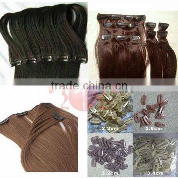 2013 New Products Brazilian Hair Hot Beauty Supply Quality Clip in Hair Extension Made in China photo-6