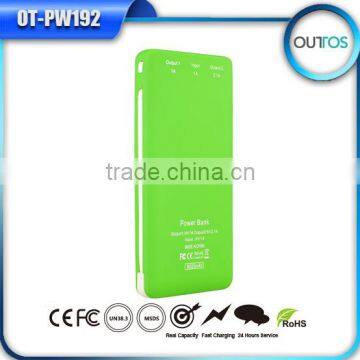 6000mah Credit Card Size Power Bank With 2 Bulit-in Cables photo-6