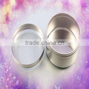 dongguan manufacture round tin box with window