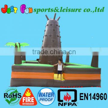 tropical rain forest inflatable climbing wall for sale