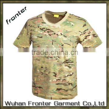 cheap wholesale CP multicam camouflage t shirt army