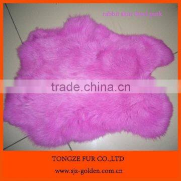 High Quality Rabbit Fur Skin Dyed Colors