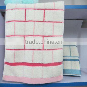 Pure Cotton Weak Twist Yarn Dyed Ribbons Soft Face Towel photo-3