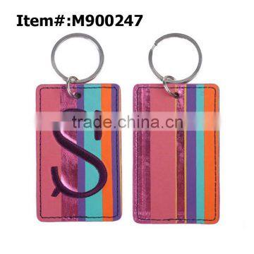 Design Your Own Souvenir Custom Photo Soft Leather PVC Keychain