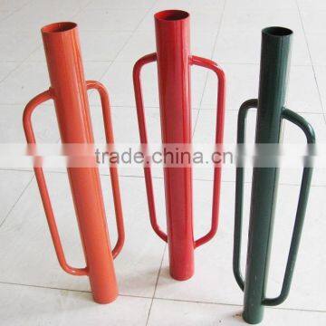 2015 factory hot selling powder coated Heavy duty install Handles metal post drivers