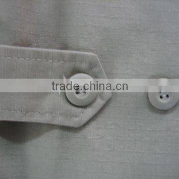 White Beautiful Polyester&Cotton Military Uniform photo-3