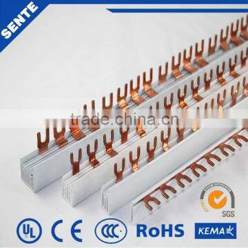 new arrival circuit breaker U type copper busbar in terminal blocks 40A-100A 1p2p3p4p