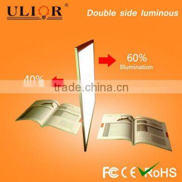 600x600mm 60W double side luminous led panel light flat square panel light