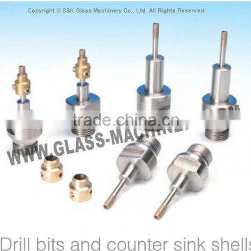 glass drlling machine tools diamond tipped drill bit