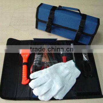 car roadside emergency kit with foldable bag