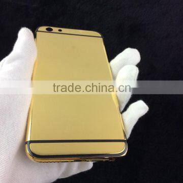 24k gold plating housing for iPhone 6 luxury phones custom