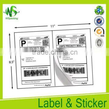 White sample shipping labels shipping label