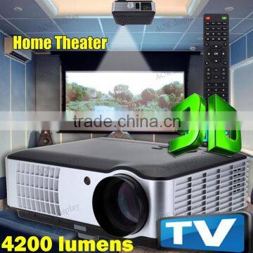 ED Projector HD 1080p Video Home Cinema Theater System 3D Ready 4200 Lumens 1280x800 Native HDMI USB TV VGA AV For School Office                        
                                                Quality Choice