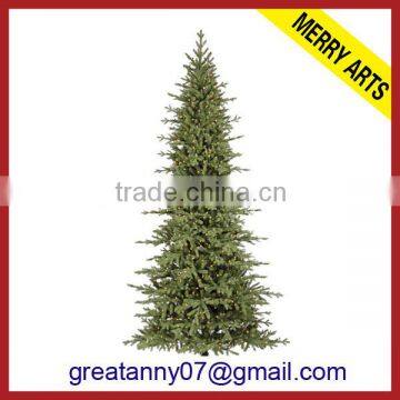 china factory new style 7ft slim artificial christmas tree prelit christmas trees wholesale