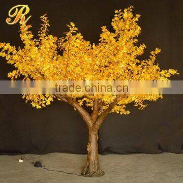 New style artificial flowers lighted maple tree