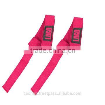 Ci-2507-03 Hand Wrist Bar Straps, Ladies Weight Lifting Body Building Women Pink Hand Wrist Wraps