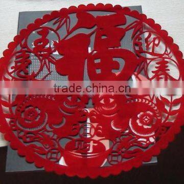 China 60-150W Hot Sale Wood Acrylic paper laser cutting machine for wedding card