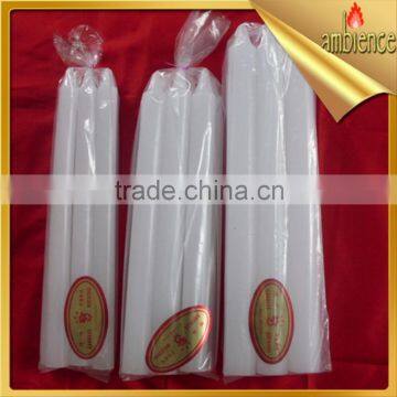 2016hot sale taper candle & white household candle cheap candle