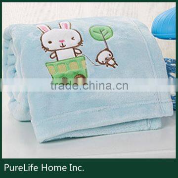 SZPLH eco-friendly thick embroidery soft blanket