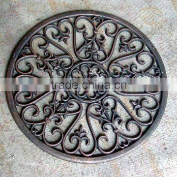 Round Shape Doormat Cast Iron photo-3