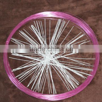 Enameled aluminum flat wire,colored anodized aluminum wire,anodized aluminum craft wire