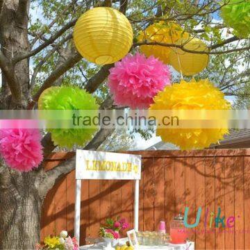 15inch Yard Tissue Paper Pom Poms Flower Balls Flowers