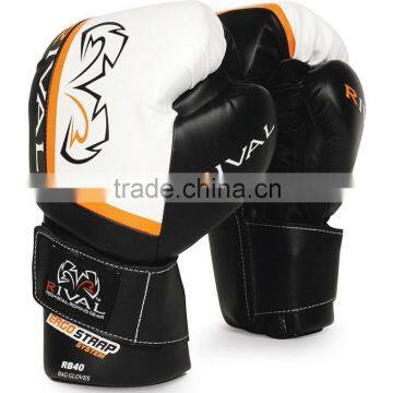 Boxing Fitness Bag Gloves - Black/White