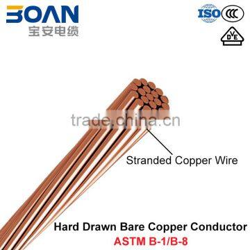 HDBC, Hard-Drawn Bare Copper Conductor (ASTM B1/B8)