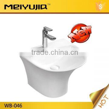 WB-046R Chaozhou factory wall hung bathroom wash basin                        
                                                                                Supplier's Choice