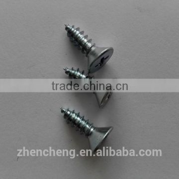 Best Quality CSK head self tapping screw galvanized (DIN7982)