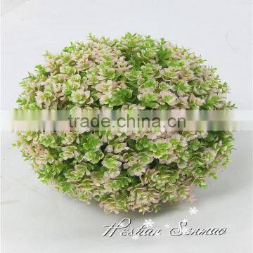 The best price high artificial grass ball/green ball for home deor with factory price