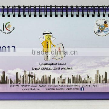 2016 promotion \cheap wholesale table ,desk standing calendar                        
                                                Quality Choice