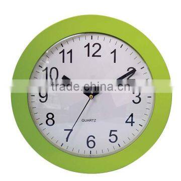 2015 10" Round Plastic Lens Wall Clock