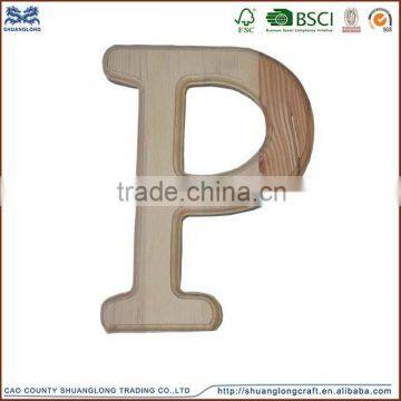 new cheap unfinished wooden alphabet letters wholesale