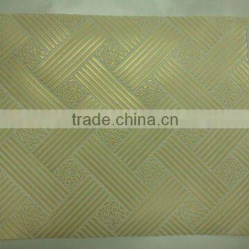 PVC laminated gypsum ceiling tiles