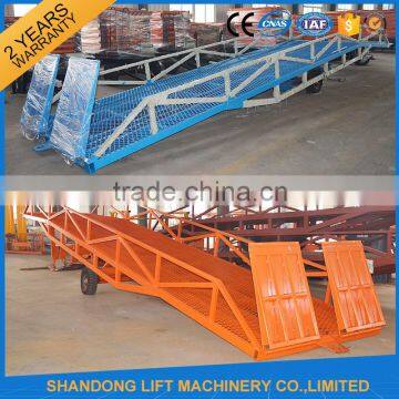 Adjustable 10ton Container Mobile Yard Ramp For Loading