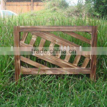 wooden fencing