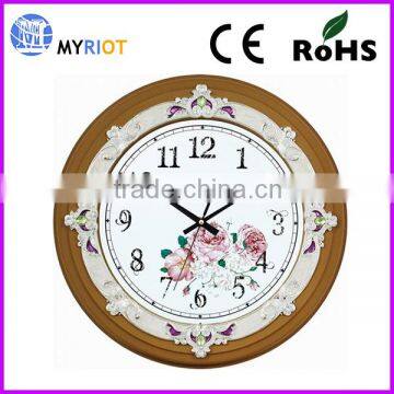 15 inch plastic drawing room decorative wall clock