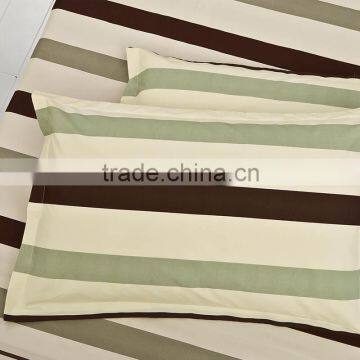 Microfiber Home Bedding Stripes Elastic Fitted Sheets photo-3