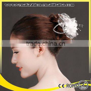 Ponytail Flower Hair Ornament, Braid Hair Ornament photo-2