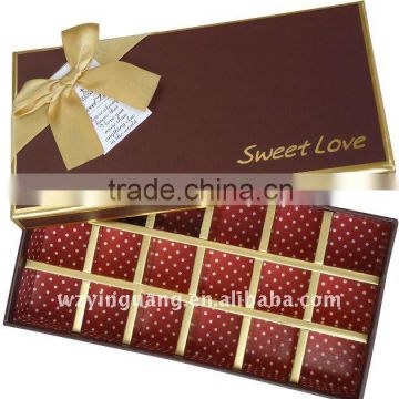 Fancy chocolate gift box